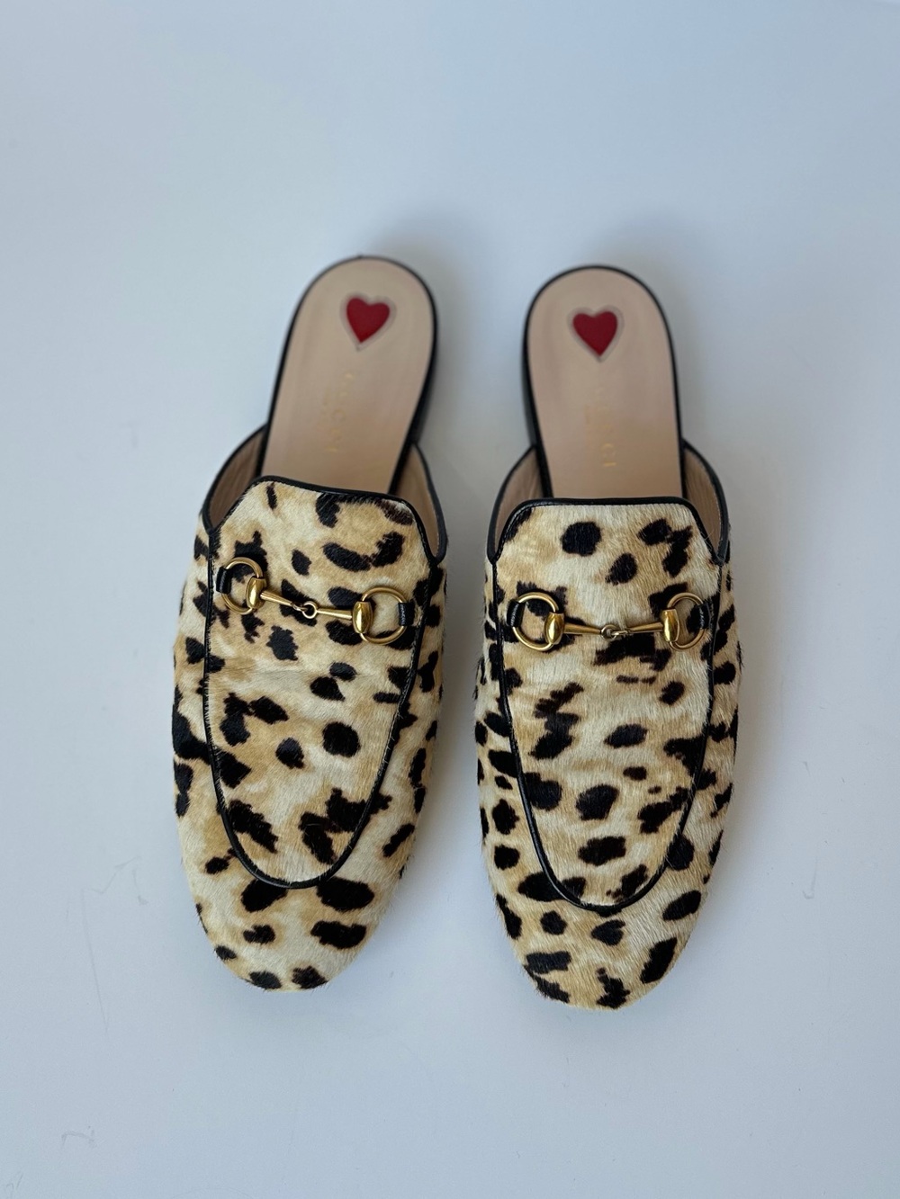 Gucci Princetown Leopard calf hair Mules - Picture 1 of 10
